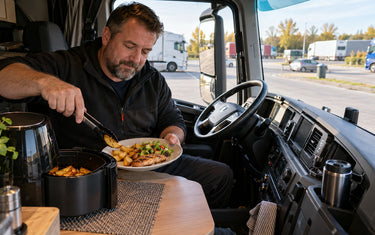 Air Fryer 24V do ciężarówki – czy frytkownica beztłuszczowa sprawdzi się w trasie?