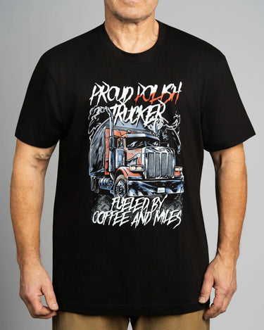 Bawełniana koszulka "Proud Polish Trucker" - Isp4trucks