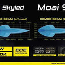 Reflektor dalekosiężny SKYLED Moai 9X White FI220 (162W biała i pomarańczowa pozycja) R149/R148/R10 - biała obudowa
