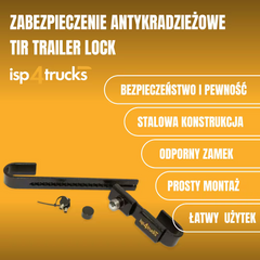 Zabezpieczenie antykradzieżowe TIR Trailer Lock DO CHŁODNI I KONTENERÓW MORSKICH