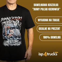 Bawełniana Koszulka "Dumy Polski Kierowca"