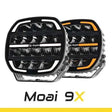 Reflektor dalekosiężny SKYLED Moai 9X Black FI220 (162W biała i pomarańczowa pozycja) R149/R148/R10 - czarna obudowa