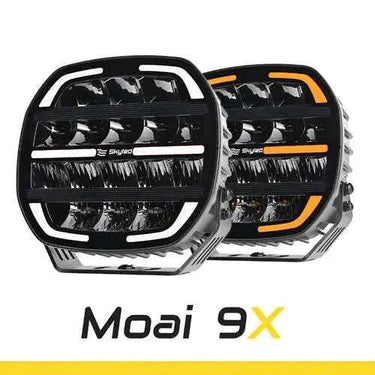 Reflektor dalekosiężny SKYLED Moai 9X Black FI220 (162W biała i pomarańczowa pozycja) R149/R148/R10 - czarna obudowa