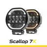 Reflektor SKYLED SCALLOP 7X FI178 (90W, z białym i pomarańczowym dynamicznym światłem pozycyjnym) R10/R148/R149