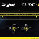SKYLED SLIDE 40" LED BAR (1038 mm) z dynamicznym światłem pozycyjnym (białe/pomarańczowe)