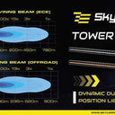 SKYLED TOWER 40" LED BAR (1041 mm) z dynamicznym światłem pozycyjnym (białe/pomarańczowe)