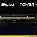 SKYLED TOWER 40" LED BAR (1041 mm) z dynamicznym światłem pozycyjnym (białe/pomarańczowe)