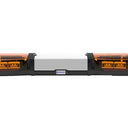 Belka ostrzegawcza LED 1000mm 24 LED 12/24V R65 pomarańczowa z białą sekcją centralną