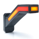 Boczna lampa zespolona LED z dynamicznym kierunkowskazem i światłem pozycyjnym 12/24V (prawa) W168.6DD