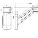 Boczna lampa zespolona LED z dynamicznym kierunkowskazem i światłem pozycyjnym 12/24V (prawa) W168.6DD