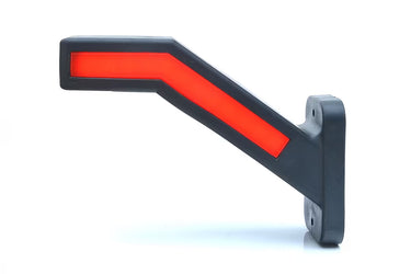 Boczna lampa zespolona LED z dynamicznym kierunkowskazem i światłem pozycyjnym 12/24V (lewa) W168.6DD