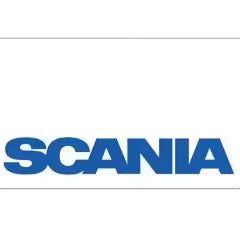 Chlapacz SCANIA 600x350mm z niebieskim napisem