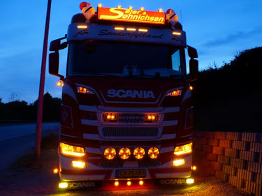 Dodatkowy moduł LED pomarańczowego światła pozycyjnego do reflektora Scania R/S 2016+