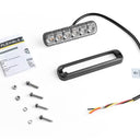 Elastyczna lampa ostrzegawcza SKYLED 117x27 mm (stroboskop pomarańczowe 6 LED) R10 R65 SAE
