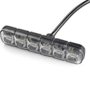 Elastyczna lampa ostrzegawcza SKYLED 117x27 mm (stroboskop pomarańczowe 6 LED) R10 R65 SAE