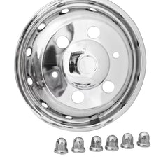 Kołpak na przednią flegę 16"x6" Iveco Daily (2006-) stal nierdzewna PCD 205mm