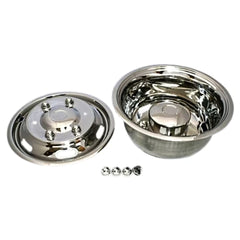 Komplet kołpaków do felg 16"x5,5" Mercedes Sprinter VW Crafter - stal nierdzewna, 6 otworów, PCD 205mm