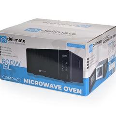 Kuchenka Mikrofalowa 600 W, DELIMATE 15 L, 230V, Digital LED