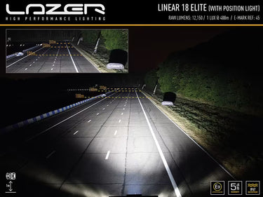 Lampa LED LAZER Linear-18 Elite PL 532mm z homologacją E (12150 lumenów)