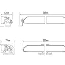 Lampa LED Lazer Linear-6 z homologacją E, 232mm, 2250 lumenów