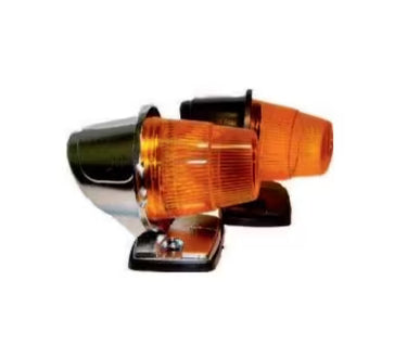Lampa obrysowa dachowa torpedo żarówkowa pomarańczowy klosz
