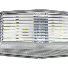 Lampa obrysowa LED Double Burner 24V biały klosz pomarańczowe światło