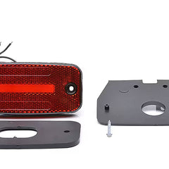 Lampa obrysowa LED z odblaskiem czerwone światło 12/24V W157