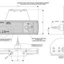 Lampa obrysowa podwieszana LD 458/P