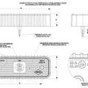 Lampa obrysowa z podkładką gumową ryflowaną LD 537