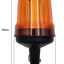 Lampa ostrzegawcza LED R10 wysoka na trzpień (kogut) 12/24V