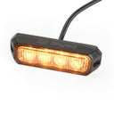 Lampa ostrzegawcza LED SKYLED 96x28 mm stroboskopowa pomarańczowa R10 R65 SAE