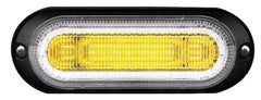 Lampa ostrzegawcza LED stroboskop pomarańczowy + światło DRL białe
