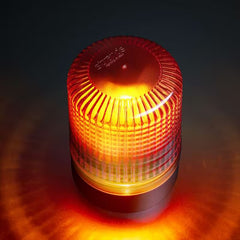 Lampa ostrzegawcza obrotowa STRANDS IZE LED LIGHTHOUSE 12-24V, bursztynowa, IP66