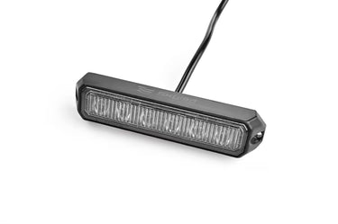 Lampa ostrzegawcza SKYLED 128x28 mm stroboskop czerwone światło 6 LED