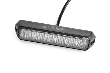 Lampa ostrzegawcza SKYLED 128x28 mm - stroboskop niebieskie światło 6 LED