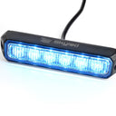 Lampa ostrzegawcza SKYLED 128x28 mm - stroboskop niebieskie światło 6 LED