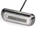 Lampa ostrzegawcza SKYLED 132x51 mm z pomarańczowym światłem stroboskopowym i pozycyjnym (6 LED) R10 R65