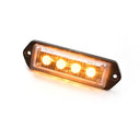 Lampa ostrzegawcza SKYLED 32x110 mm LED stroboskopowa pomarańczowa R10 R65 SAE