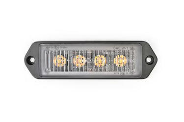 Lampa ostrzegawcza SKYLED 32x110 mm LED stroboskopowa pomarańczowa R10 R65 SAE