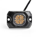 Lampa ostrzegawcza SKYLED 55x37 mm stroboskop pomarańczowy 4 LED R10 R65
