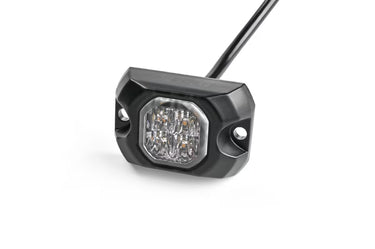 Lampa ostrzegawcza SKYLED 55x37 mm stroboskop pomarańczowy 4 LED R10 R65