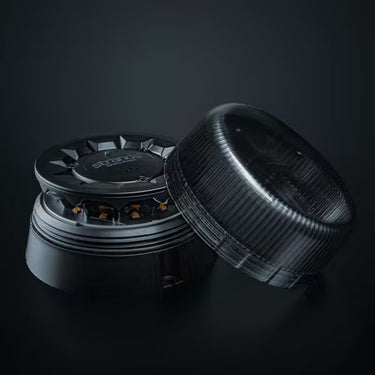 Lampa ostrzegawcza STRANDS BLACK RAVEN PHAROS LED 12-24V z przydymionym kloszem