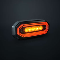 Lampa ostrzegawcza STRANDS FOR9T AURA 10-48V z czerwonym światłem pozycyjnym