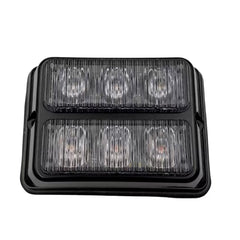 Lampa ostrzegawcza stroboskopowa LED 24V (2×3 LED) pomarańczowe światło