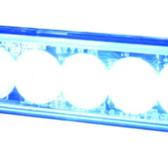 Lampa ostrzegawcza SUPER SLIM stroboskop niebieskie LED 12/24V ECE R10 IP68
