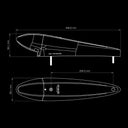 Lampa pozycyjna i ostrzegawcza Torpedo IZE LED SILVER 10-32V