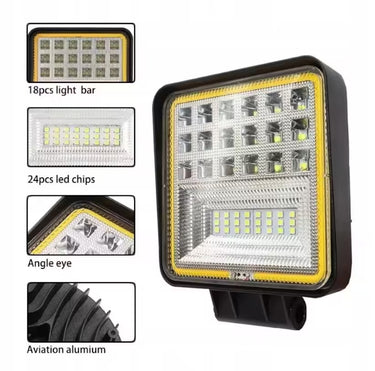 Lampa robocza LED combo 3360 lm z diodą pozycji COB