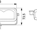 Lampa robocza LED HELLA ValueFit 12/24V 196mm