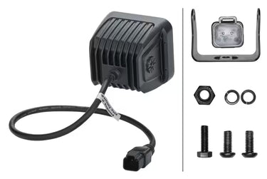 Lampa robocza LED Hella ValueFit Black Magic 12/24V 40W 3000 lm (skupione)