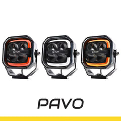 Lampa robocza LED SKYLED Pavo 80F 12-48V 80W 4200 lm - rozproszenie światła